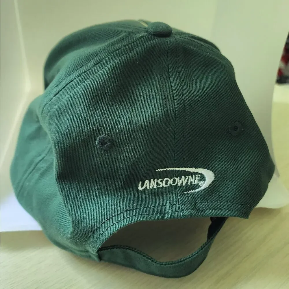 Lansdowne Ireland Original Green Baseball Cap Shamrock Crest Adjustable Hat